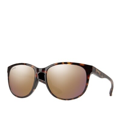 Smith Lake Shasta Tortoise + ChromaPop Polarized Rose Gold Mirror Lens