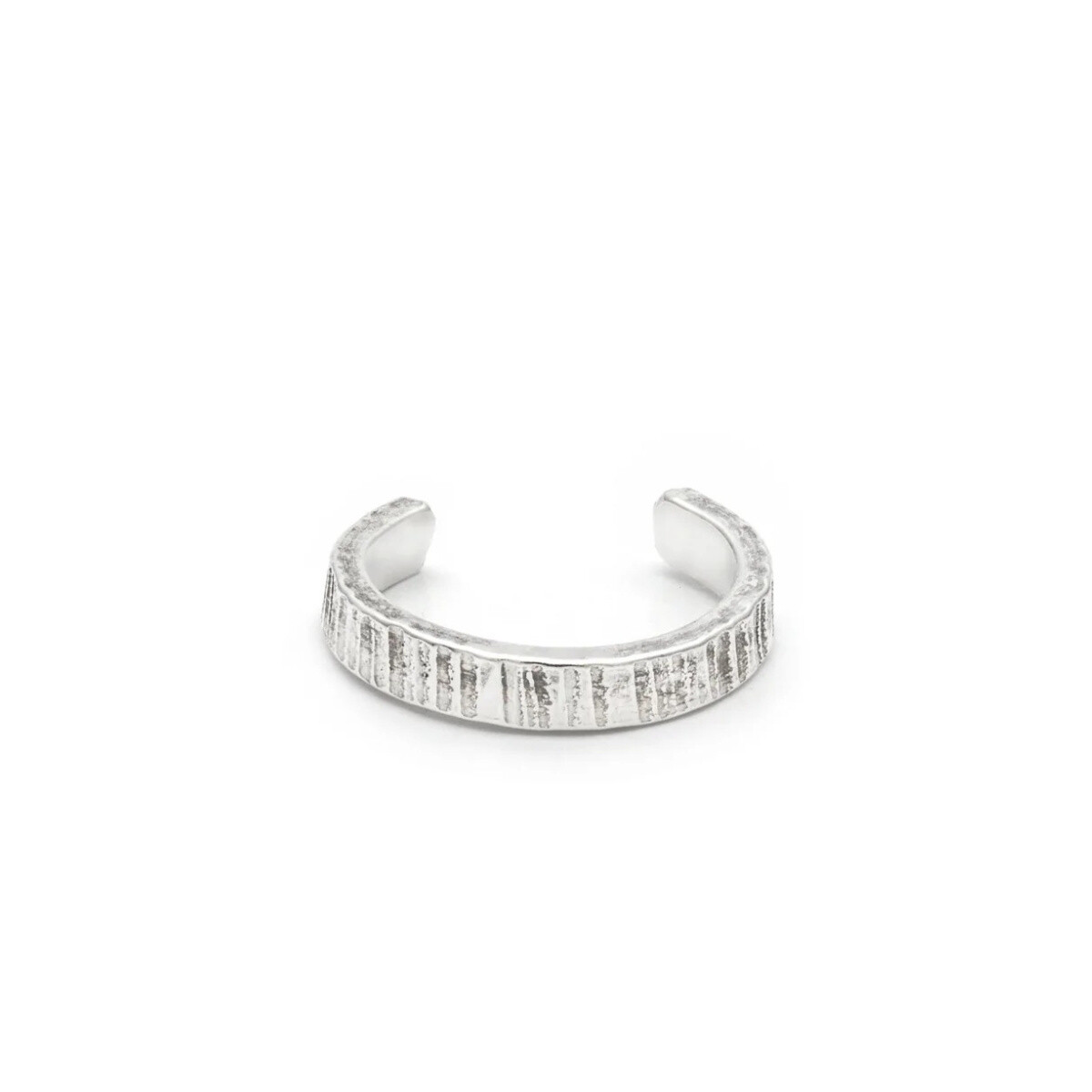 Laughing Sparrow Sterling Silver Ear Cuff, Color: Birch