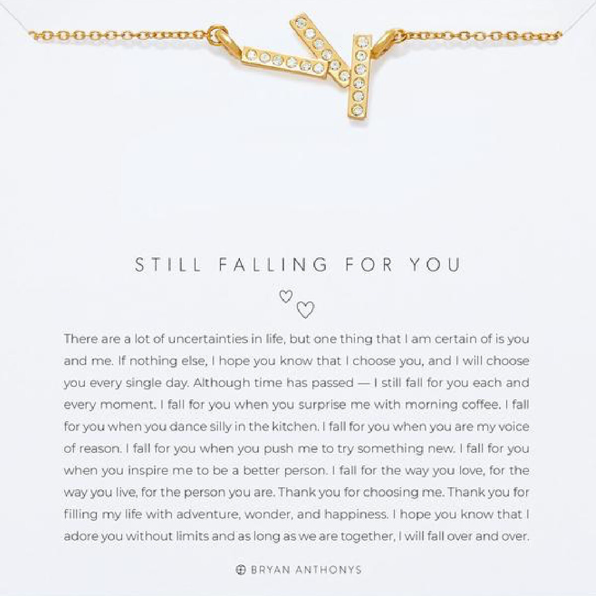 Bryan Anthonys Still Falling For You Necklace
