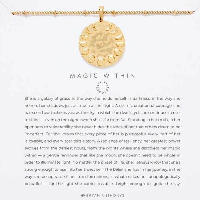 Bryan Anthonys Magic Within Necklace, Color: 14K Gold