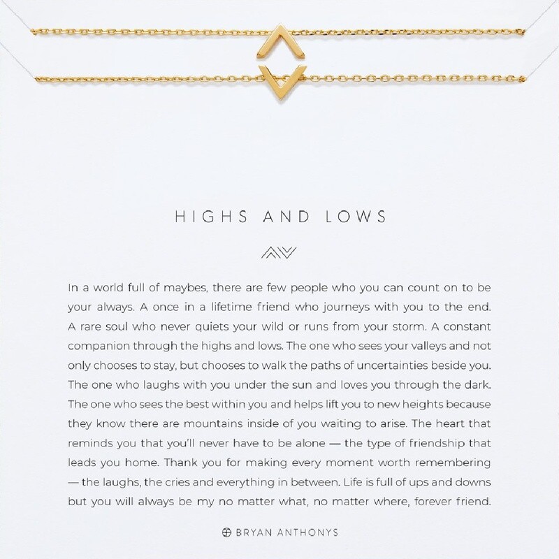 Bryan Anthonys Highs and Lows Necklace Set, Color: 14K Gold