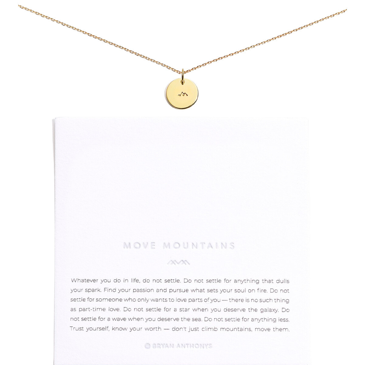 Bryan Anthonys Demi Fine Move Mountains Stacker Necklace