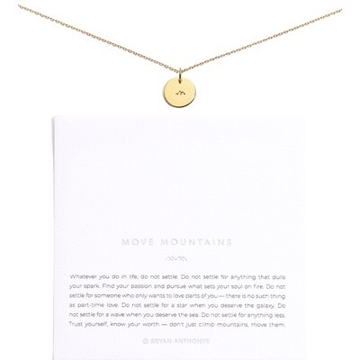 Bryan Anthonys Demi Fine Move Mountains Stacker Necklace, Color: 14K Gold Vermeil