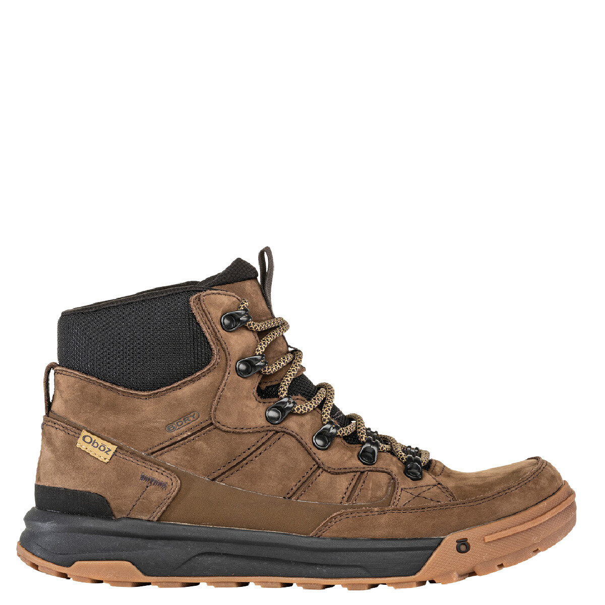 Oboz Men&#39;s Burke Mid Leather B-Dry Dark Earth