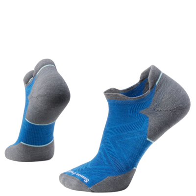 Smartwool Unisex Run Targeted Cushion Low Ankle Socks Laguna Blue