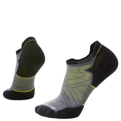 Smartwool Unisex Run Targeted Cushion Low Ankle Socks Medium Gray