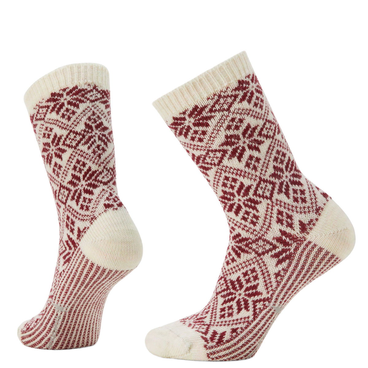 Smartwool Unisex Everyday Traditional Snowflake Crew Socks Moonbeam