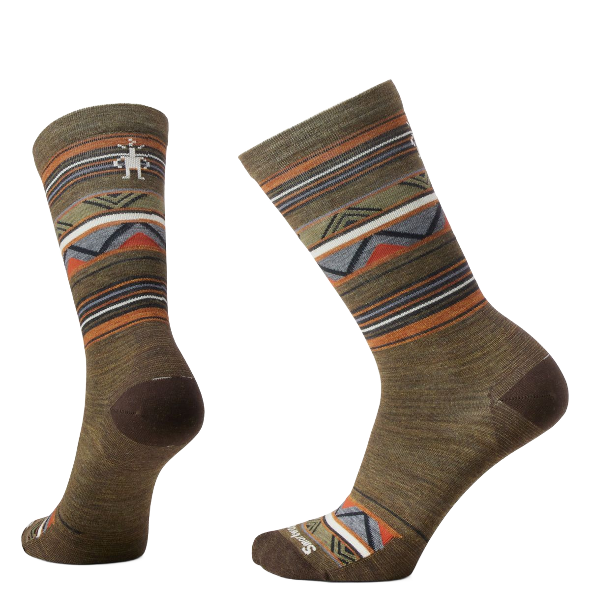 Smartwool Unisex Everyday Zig Zag Valley Crew Military Olive