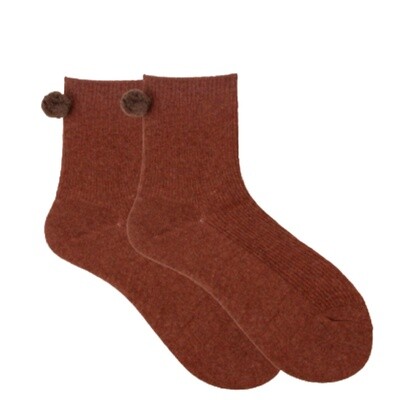 XS Unified Winter Pompom Socks (W 6-9)