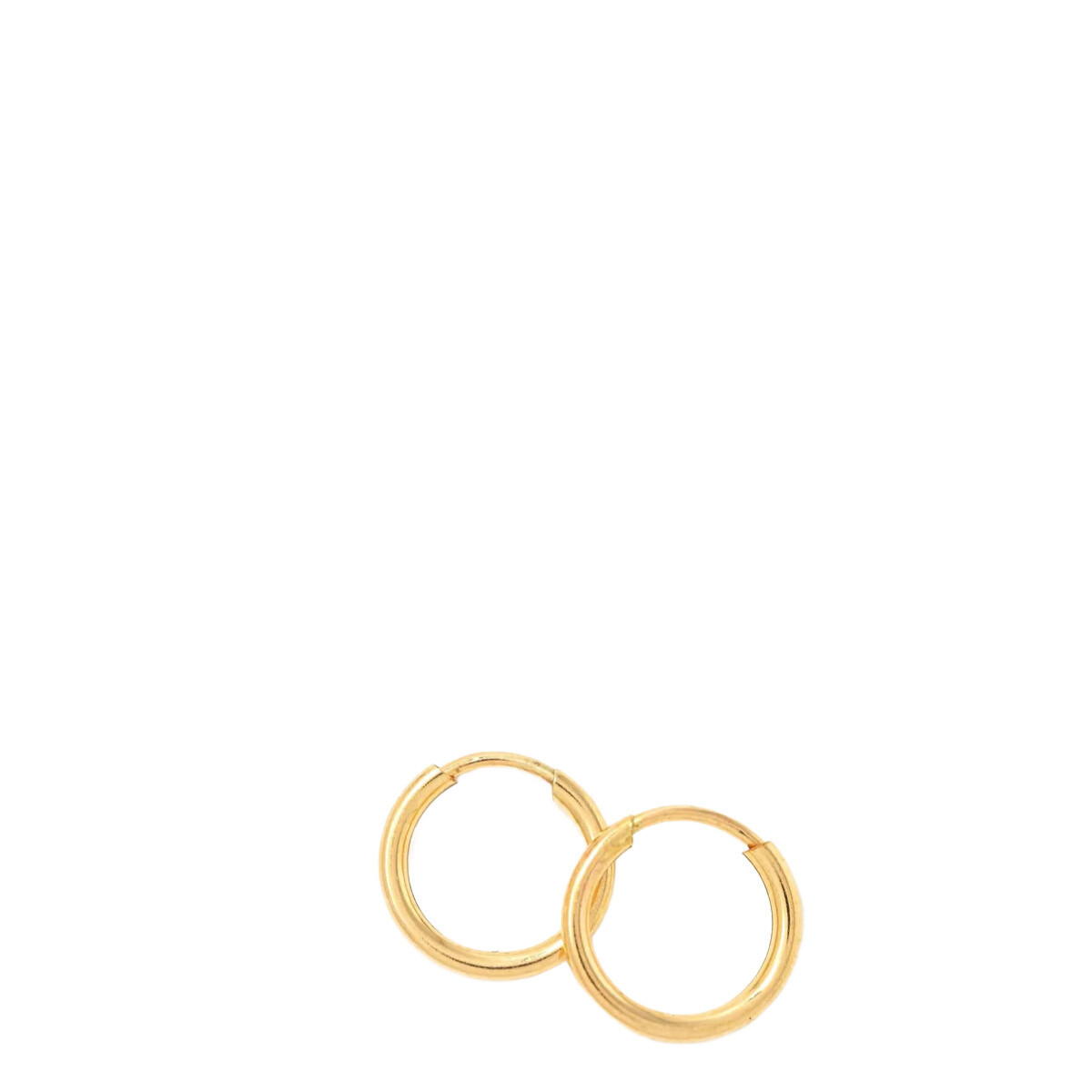 Lover's Tempo 9mm Gold-Filled Infinity Hoop Earrings
