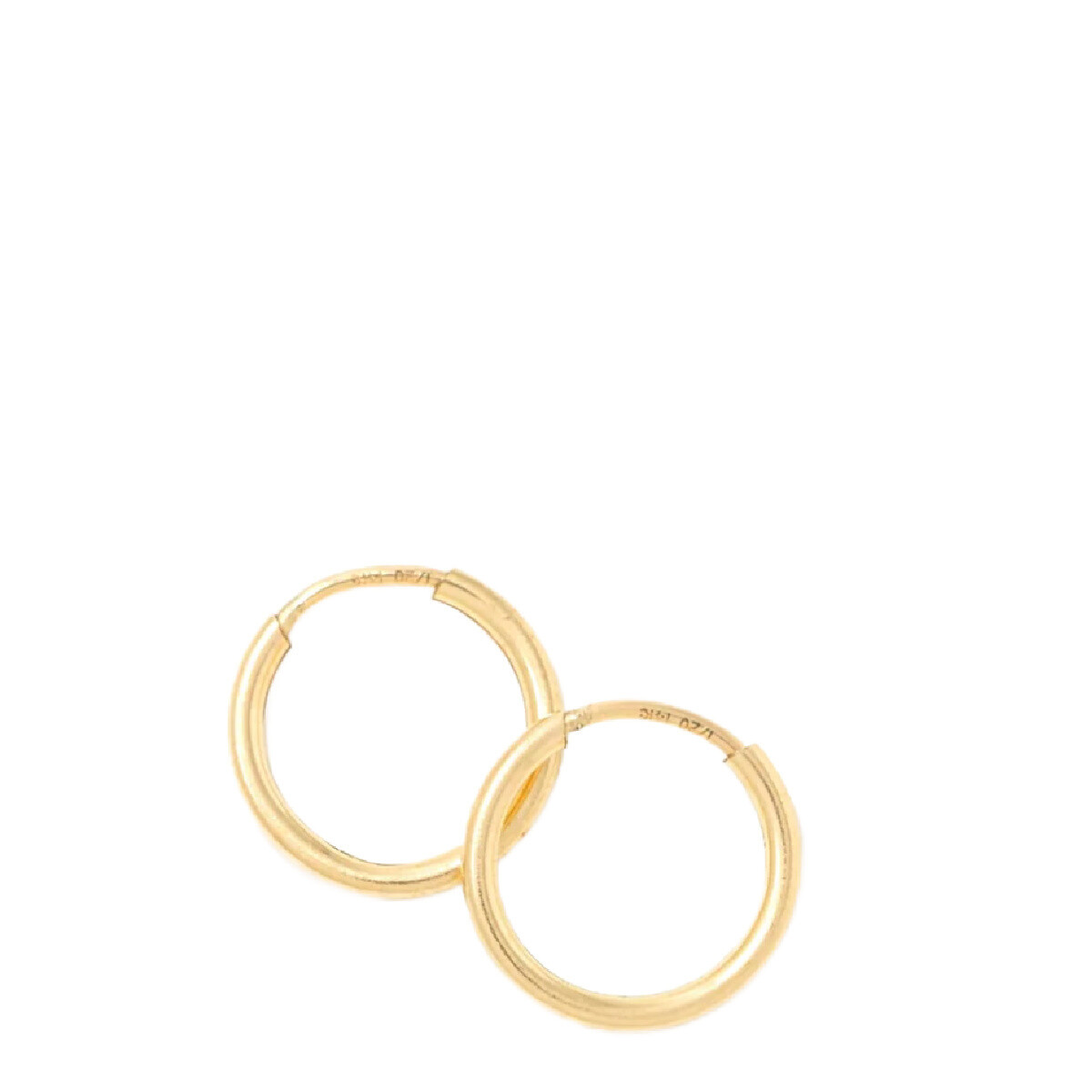 Lover's Tempo 14mm Gold-Filled Infinity Hoop Earrings