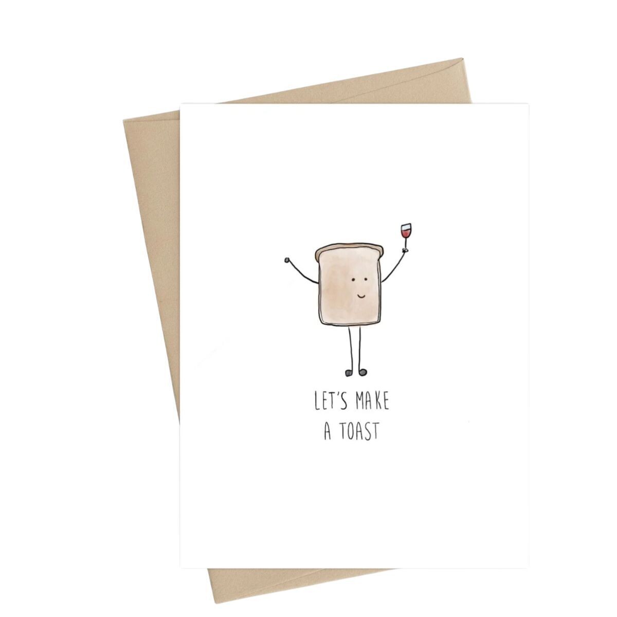 Little May Papery Let's Make A Toast Card
