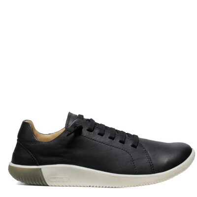 Keen Men&#39;s KNX Leather Sneaker Black/White