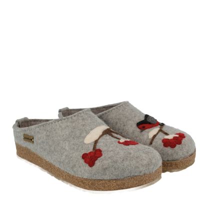 Haflinger Women&#39;s Winterbird Silver Grey