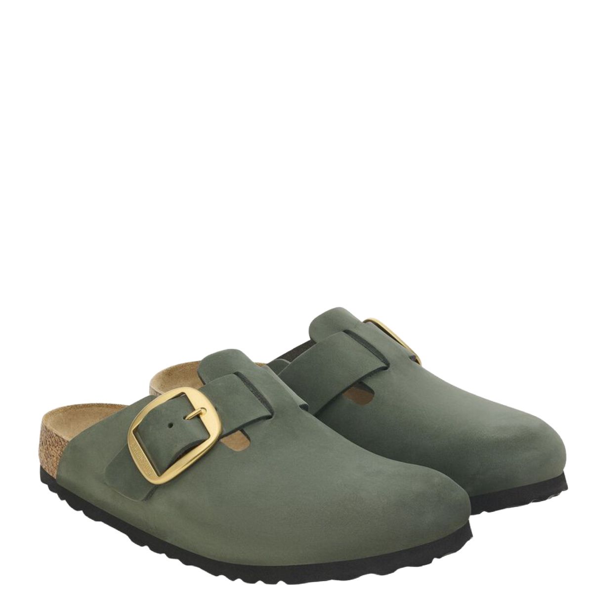 Birkenstock Boston Big Buckle Nubuck Thyme