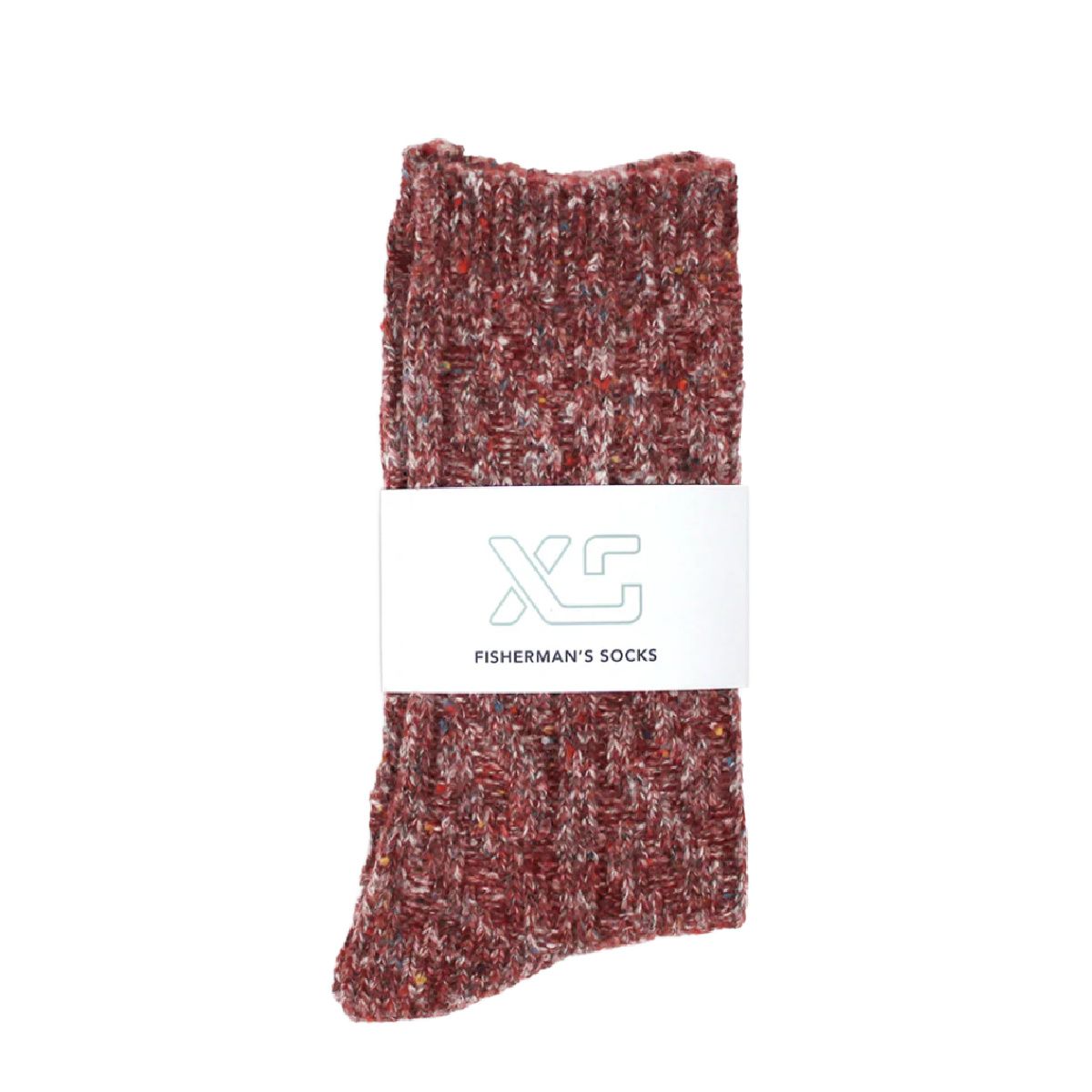 XS Unified Fisherman&#39;s Socks (W 6-9), Color: Crimson