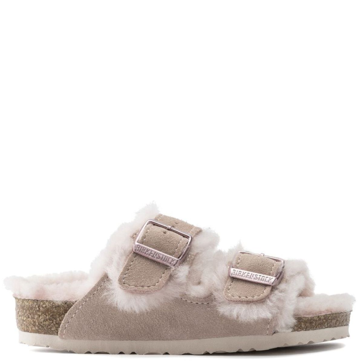 Birkenstock Arizona Shearling Suede Light Rose