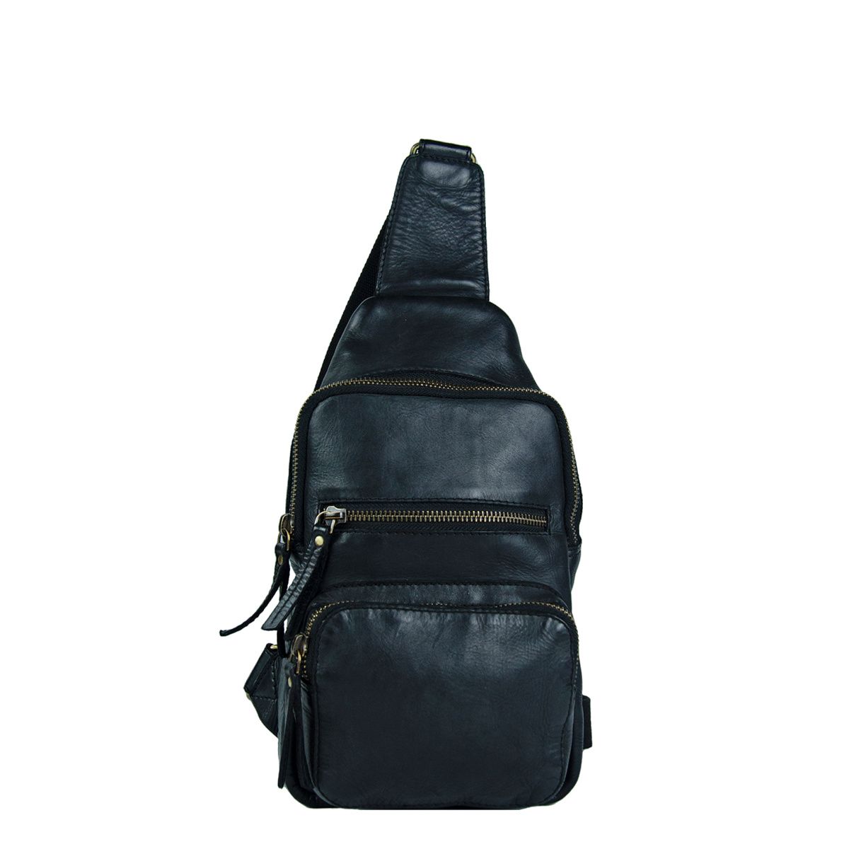 Milo Martina Leather Sling Bag, Color: Black