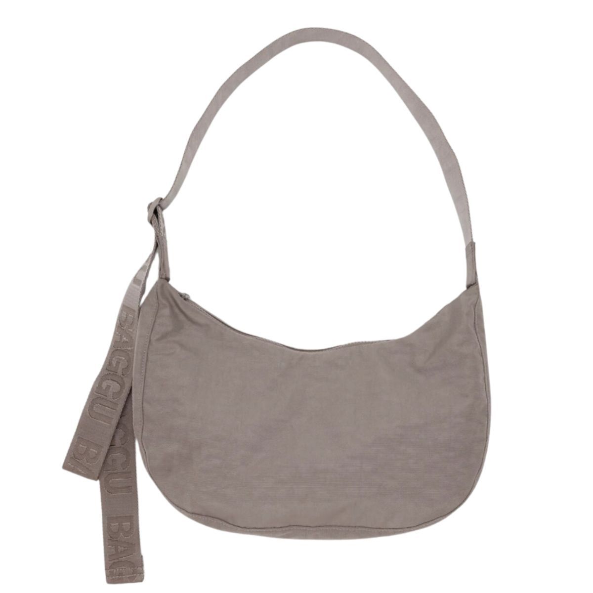 BAGGU Medium Nylon Crescent Bag, Color: Dove