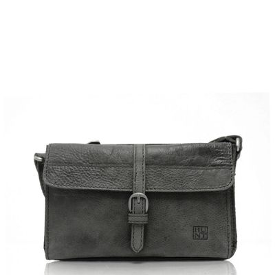 Hunt Small Leather Crossbody Bag 559566 w/ Buckle
