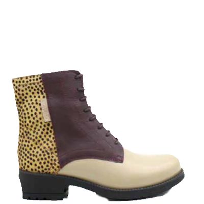 Soruka Women&#39;s Artemis Boot Brown/Beige/Cheetah