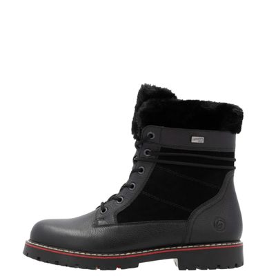 Remonte Women&#39;s Sarolta D9381-00 Black with Cleats