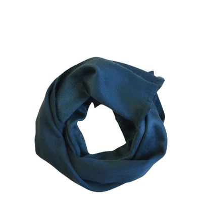 Pokoloko Solid Alpaca Seamless Scarf, Color: Whale