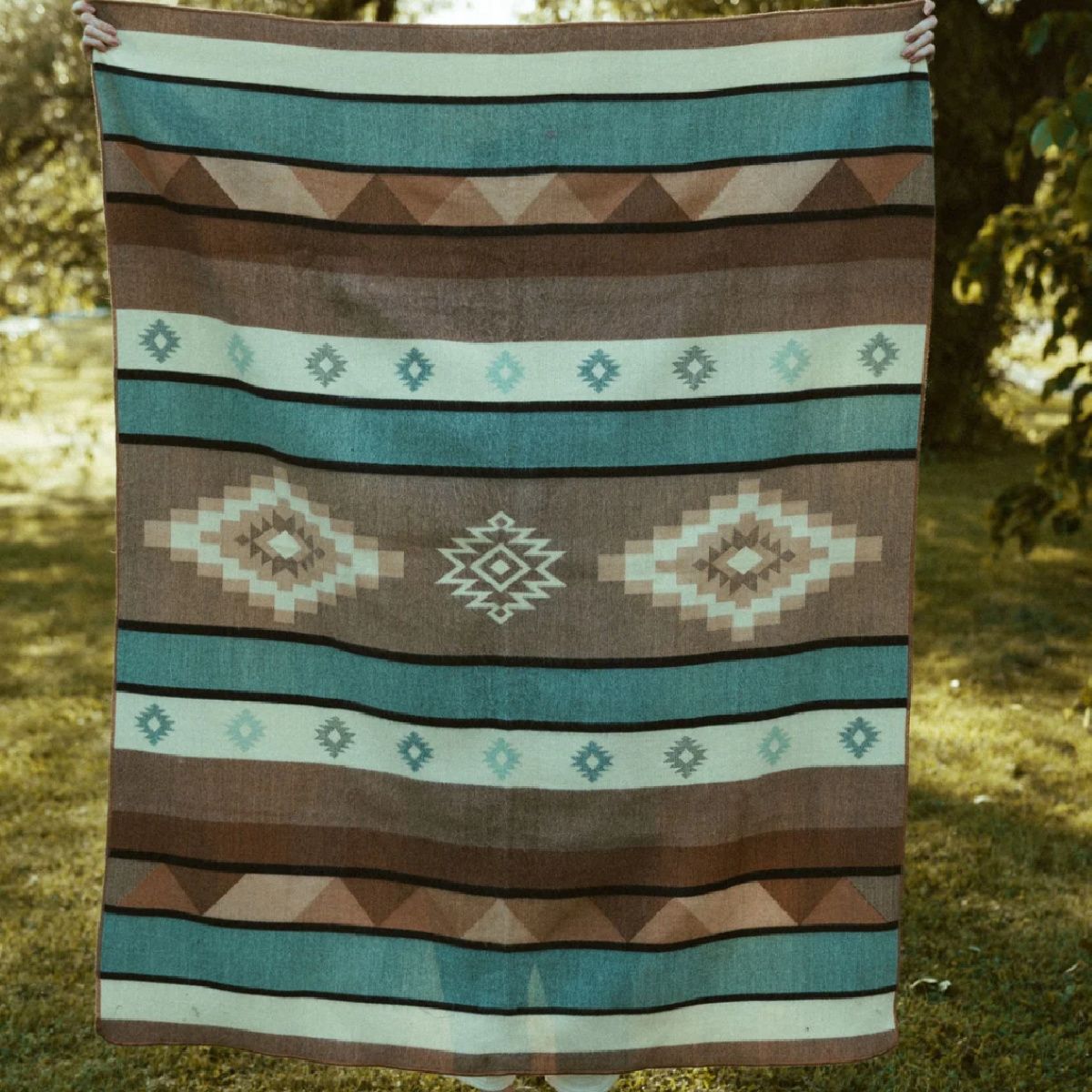 Pokoloko Southwest Throw Blanket, Color: River Valley