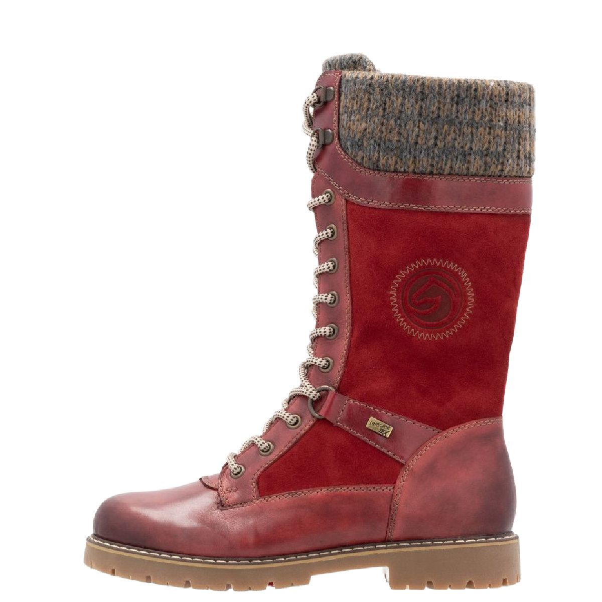 Remonte Women&#39;s Sarolta D9380-35 Tall Red with Cleats