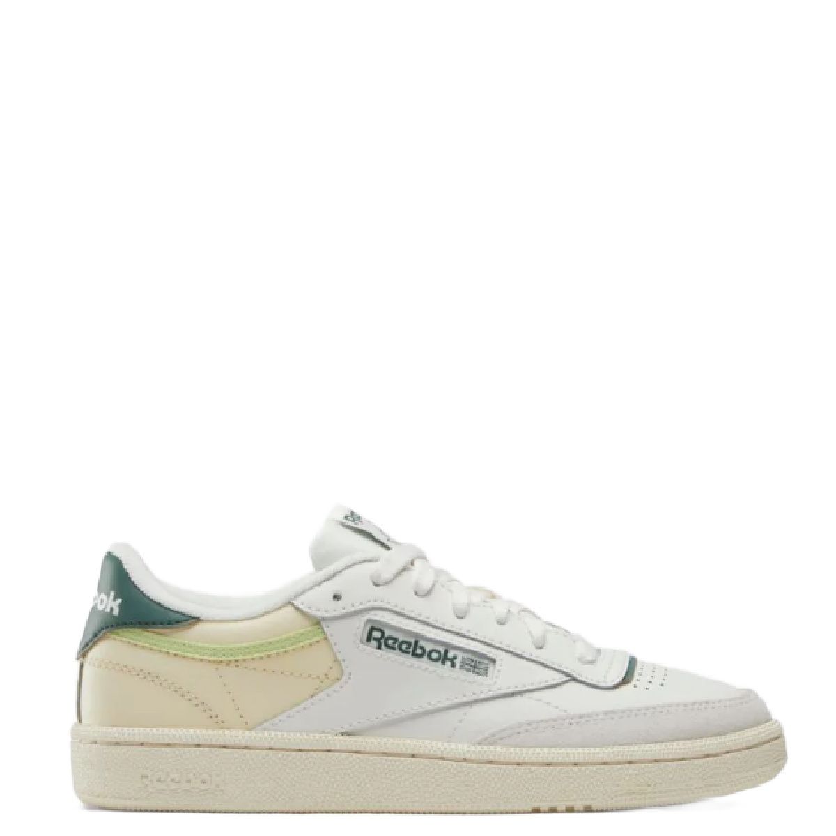 Reebok Women&#39;s Club C 85 Vintage Chalk/Escape Green