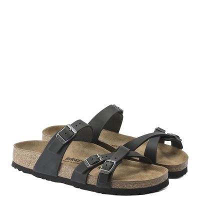Birkenstock Franca Oiled Leather Black