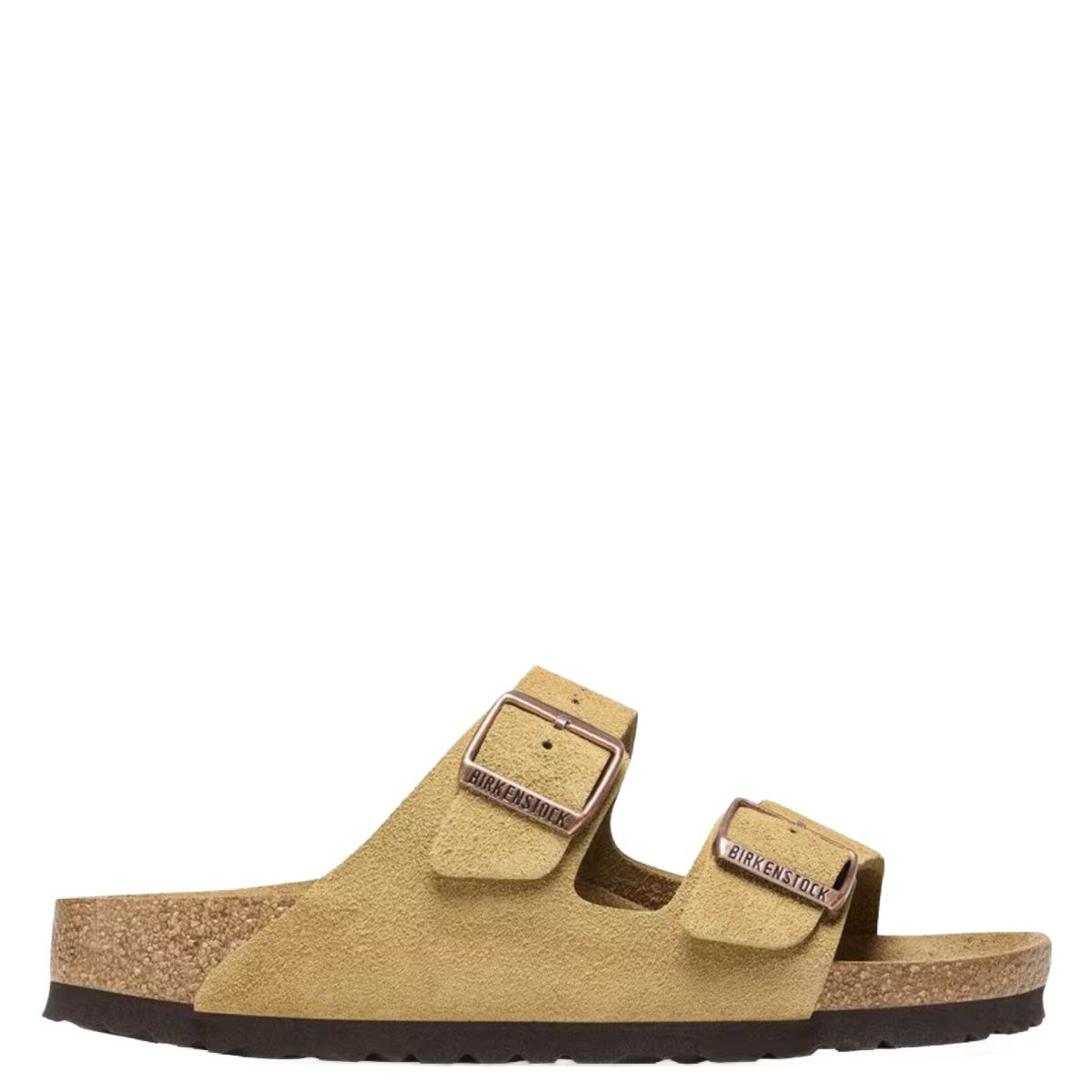 Birkenstock Arizona Suede Leather Latte Cream