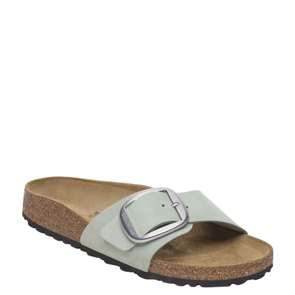 Birkenstock Madrid Big Buckle Nubuck Leather Pure Sage