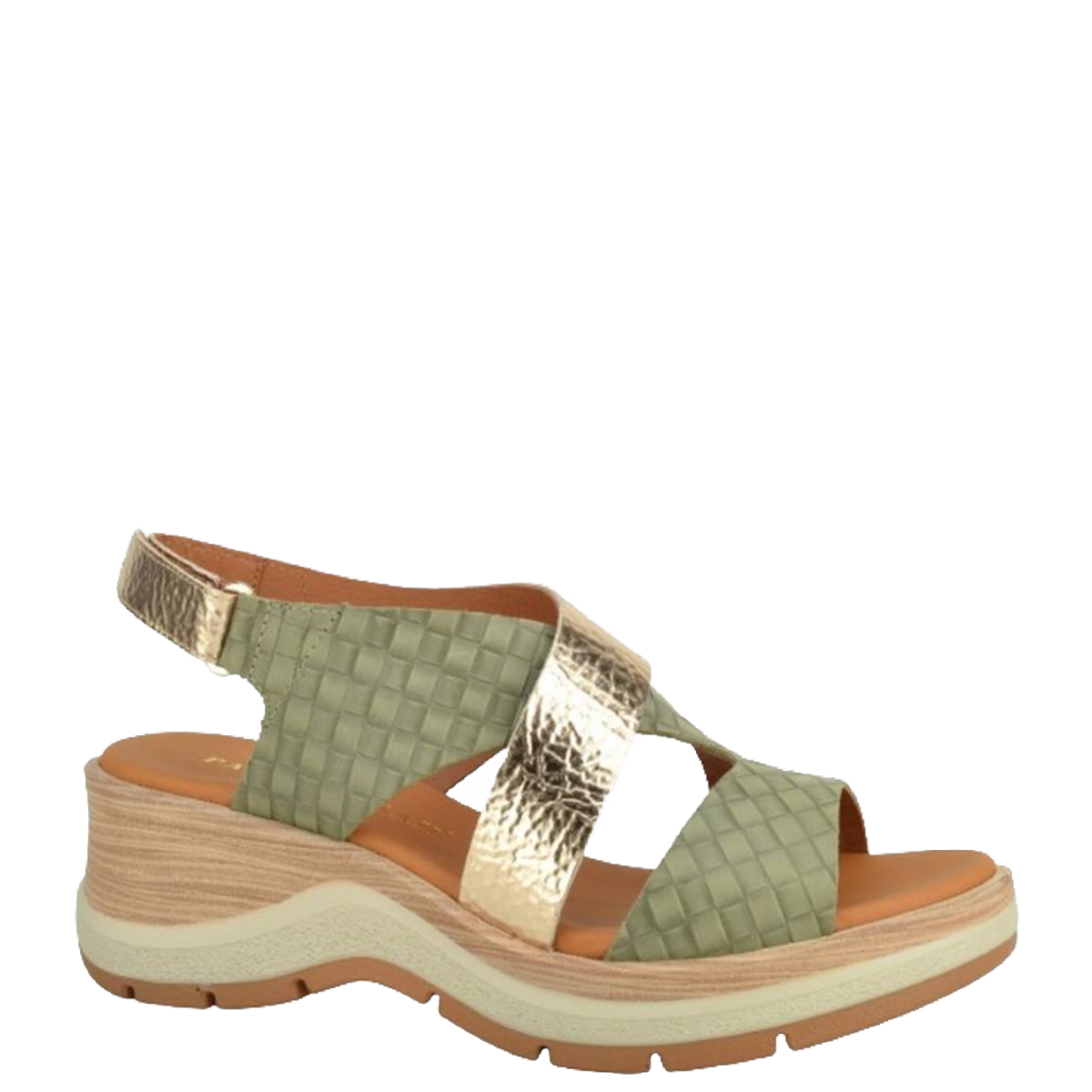 Paula Urban Women&#39;s 24-671 Nabuk Aqua Sage/Rose Gold