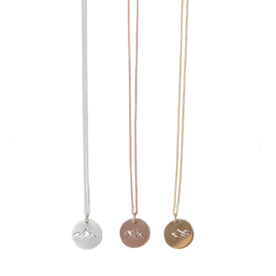 Loops Jewellery Into the Wild Mountain Necklace 14k Gold Fill