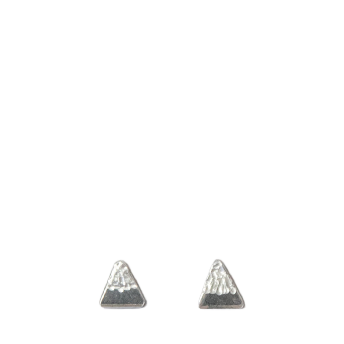 Loops Jewellery Mountain Range Peak Stud Earrings Sterling Silver