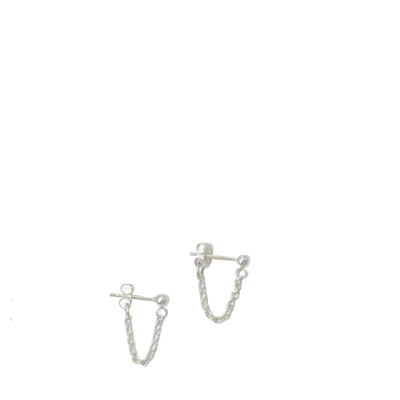 Loops Jewellery Connection Earrings Sterling Silver