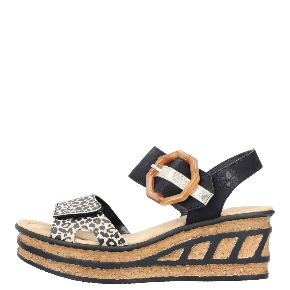 Rieker Women&#39;s Rose 68176-00 Black