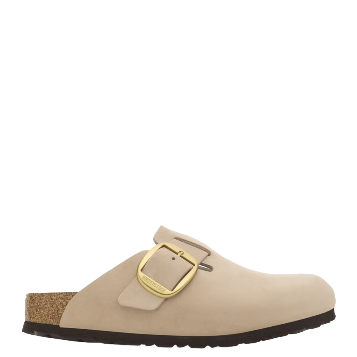 Birkenstock Boston Big Buckle Nubuck Sandcastle