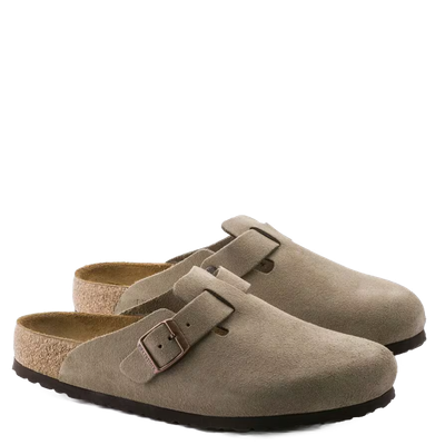 Birkenstock Boston SFB Suede Taupe