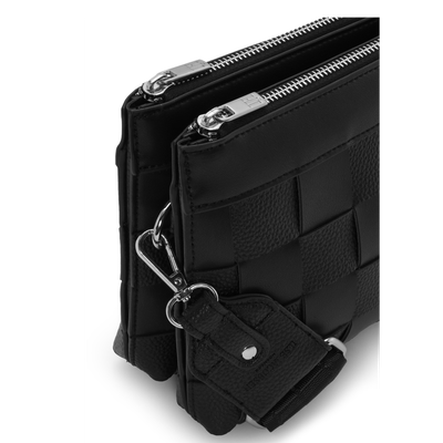 Ilse Jacobsen Square Braid Crossbody Bag