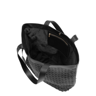 Ilse Jacobsen Woven Tote Bag Black