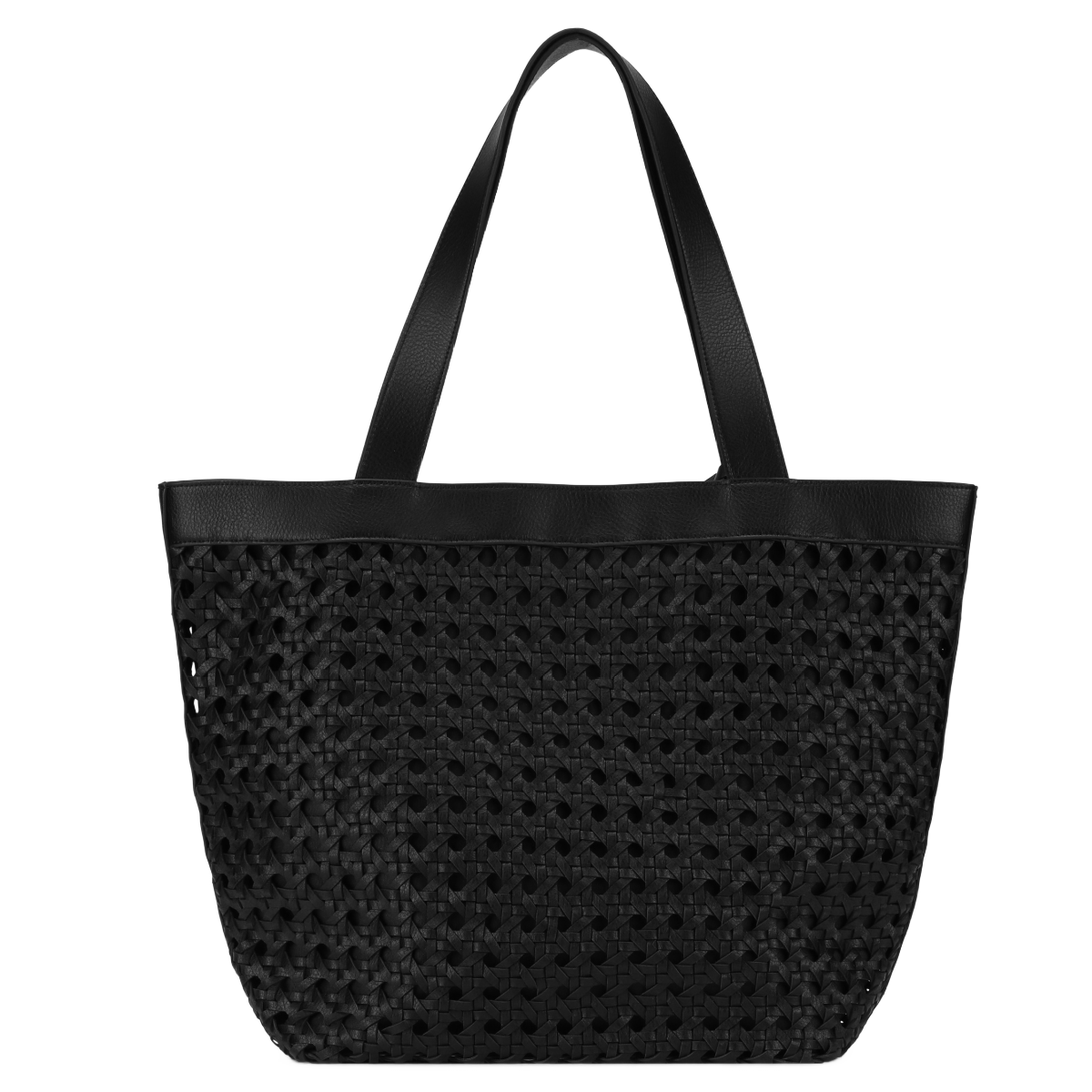 Ilse Jacobsen Woven Tote Bag Black