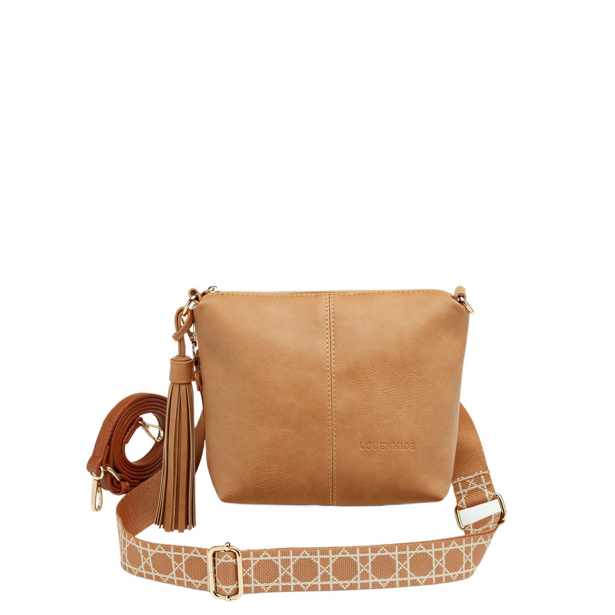 Louenhide Kasey Ezra Crossbody Bag, Color: Tan
