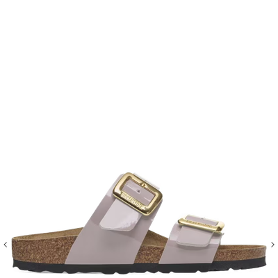 Birkenstock Sydney Luxe Buckle Birko-Flor Patent Purple