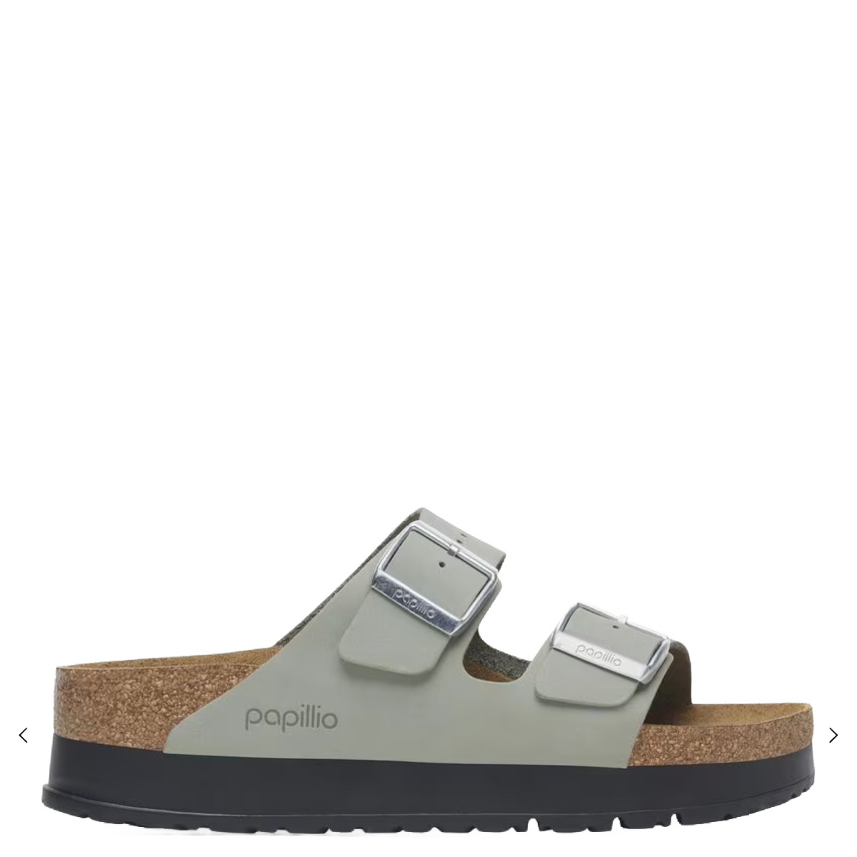 Birkenstock Arizona Platform Nubuck Pure Sage