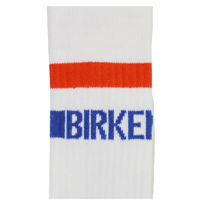 Birkenstock Cotton Crew Sock Stripe White/Red