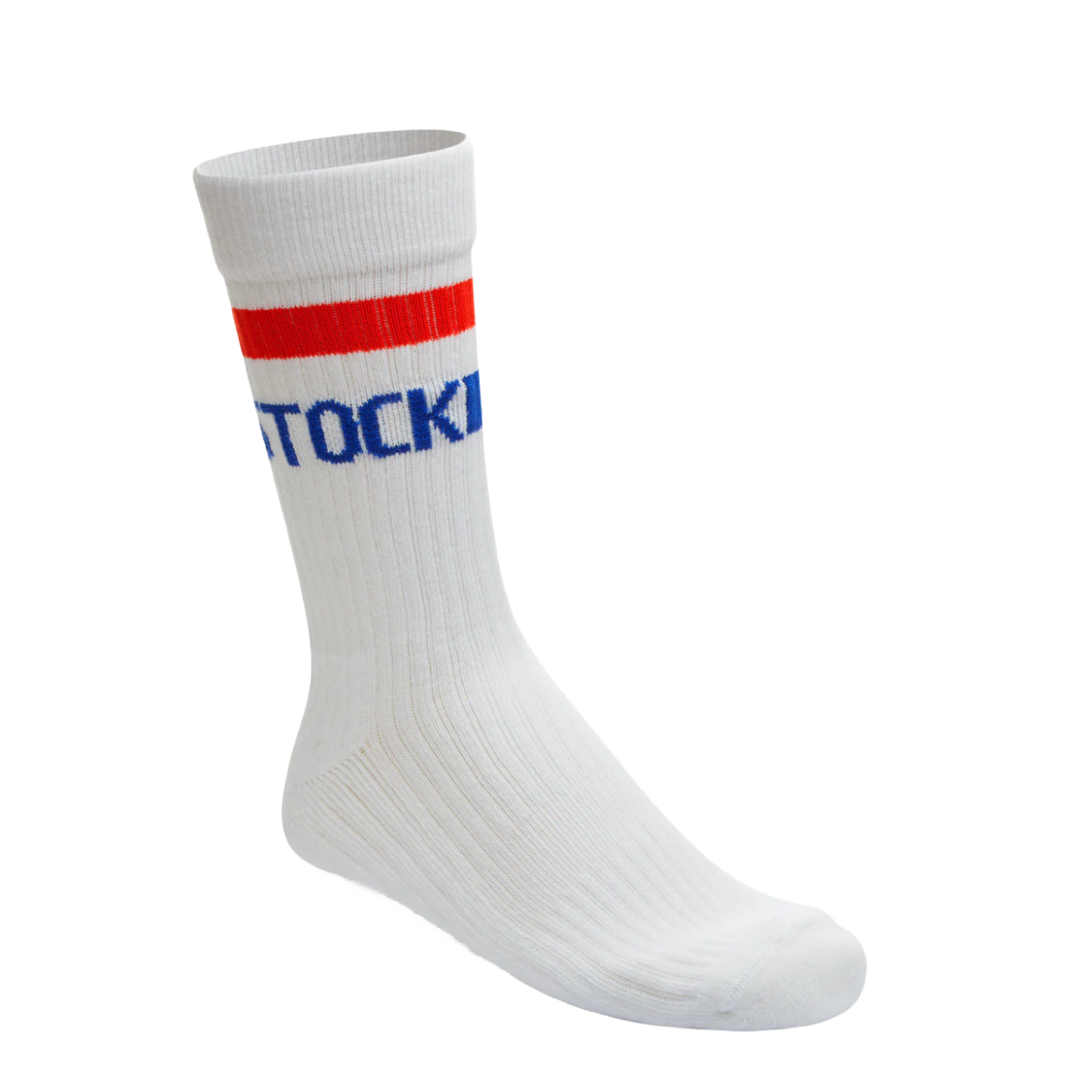 Birkenstock Cotton Crew Sock Stripe White/Red