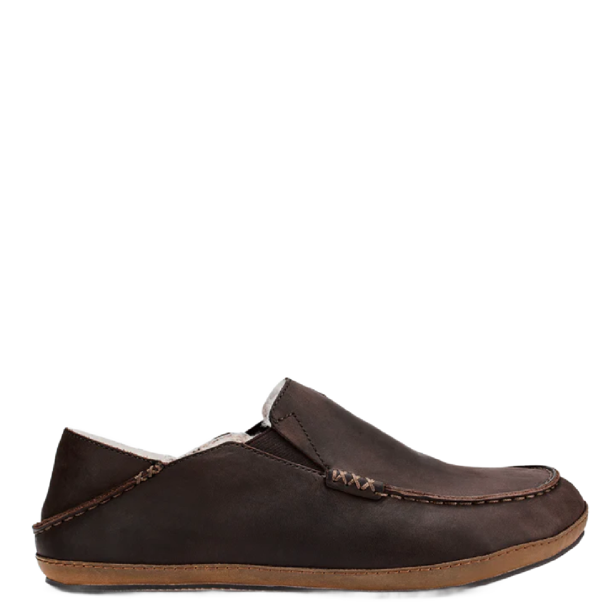 OluKai Men&#39;s Moloā Slipper Dark Wood