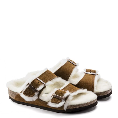 Birkenstock Arizona Shearling Mink